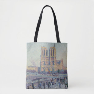 Tote Bag Cathédrale Notre-Dame Paris France Peinture classi