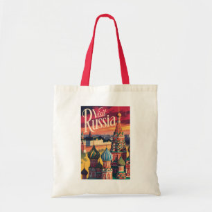 Tote Bag Cathédrale Saint-Basile de Russie Illustration Voy