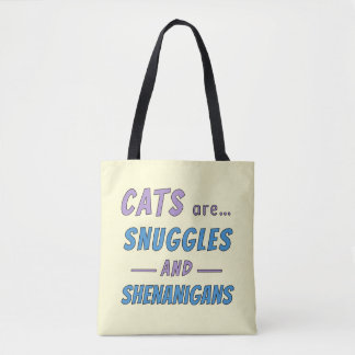 Tote Bag Cats are Snuggles and Shenanigans