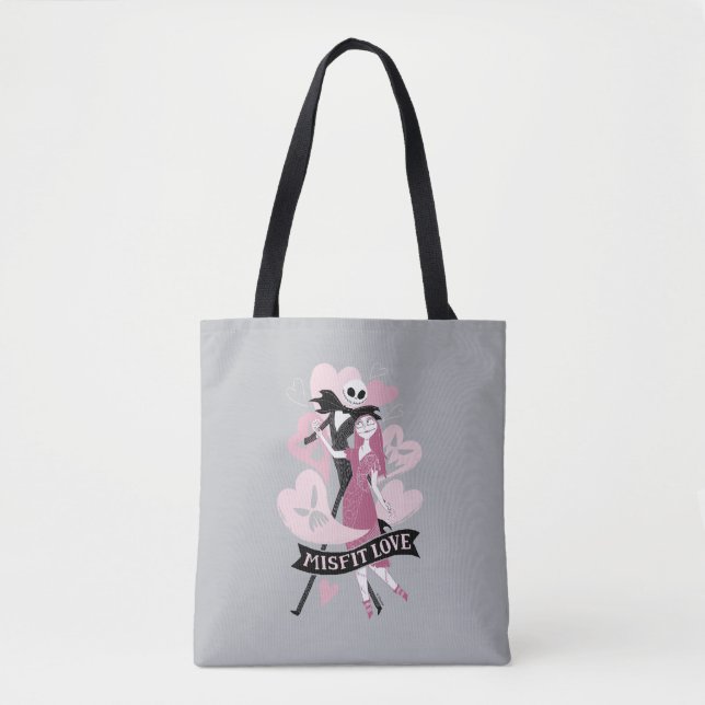 Tote Bag Cauchemar avant Noël | Amour inadapté (Devant)