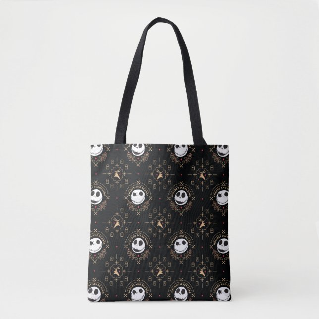 Tote Bag Cauchemar avant Noël| Salutations et horreurs (Devant)