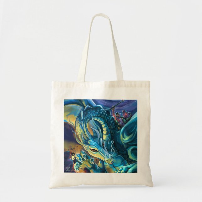 Tote Bag Cavalier de dragon (Devant)