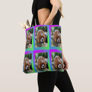 Tote Bag Cavalier Spaniel Sooky Face,