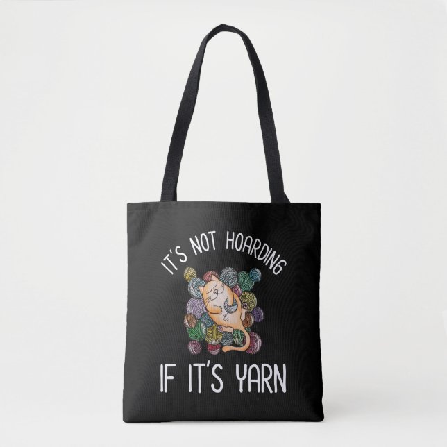 Tote Bag Ce n'est pas de l'accumulation si c'est du fil (Devant)
