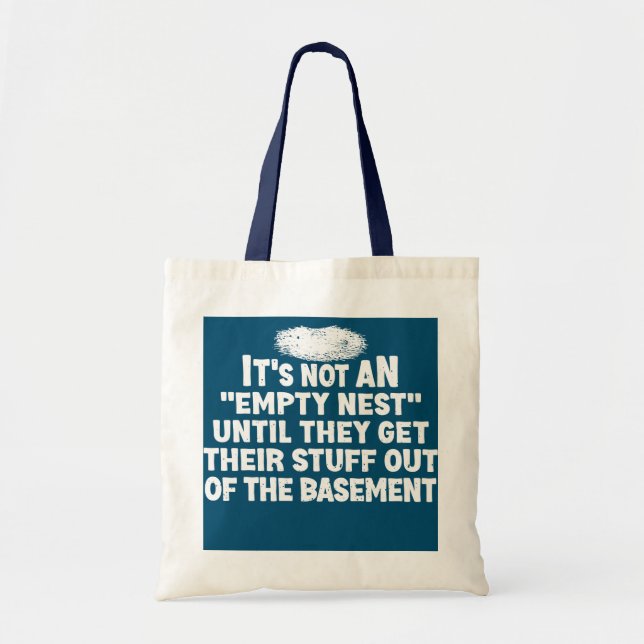 Tote Bag Ce n'est pas un Nest vide Empter drôle Empter Nest (Devant)