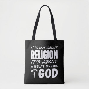 Tote Bag Ce n'est pas une déclaration de foi religieuse Spi
