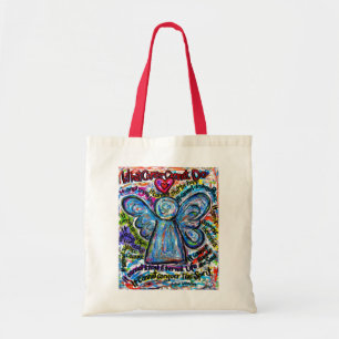 Tote Bag Ce que le cancer ne peut pas faire Poem Angel Art 