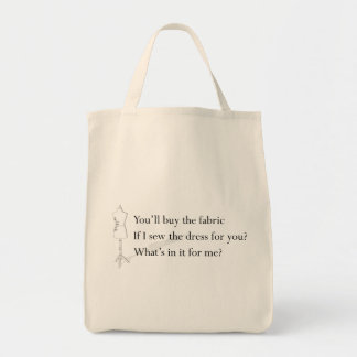 Tote Bag "Ce qui est dans lui pour moi ?" Fourre-tout