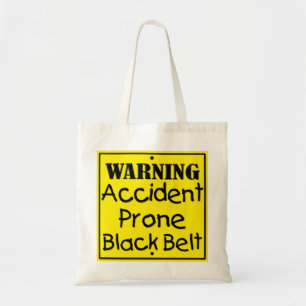 Tote Bag Ceinture noire à risque d'accident