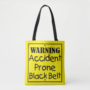 Tote Bag Ceinture noire à risque d'accident
