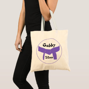 Tote Bag Ceinture violette des arts martiaux