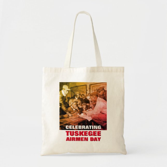 Tote Bag Célébration des vétérans de TUSKEGEE AIRMEN DAY (Devant)