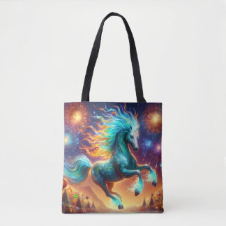Tote Bag Celebratory Horse