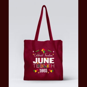 Tote Bag Célébrer la liberté JUNETEENTH 1865 Histoire noire