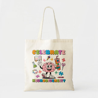 Tote Bag Célébrez la neurodiversité, l'inclusion joyeuse du