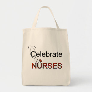 Tote Bag Célébrez les T-shirts et cadeaux des infirmières