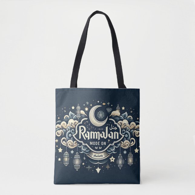 Tote Bag Célébrez Ramadan avec Ramadan ModeOn (Devant)