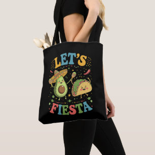 Tote Bag Célébrons L'avocat Et Les Tacos Cinco De Mayo