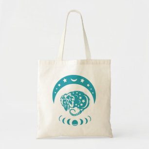Tote Bag Céleste Crécent Lune Possum Nature Whimsical
