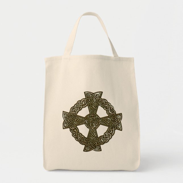 Tote Bag Celtic Cross Irish Art History Collection (Devant)