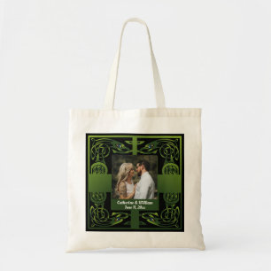 Tote Bag Celtique irlandais vert traditionnel