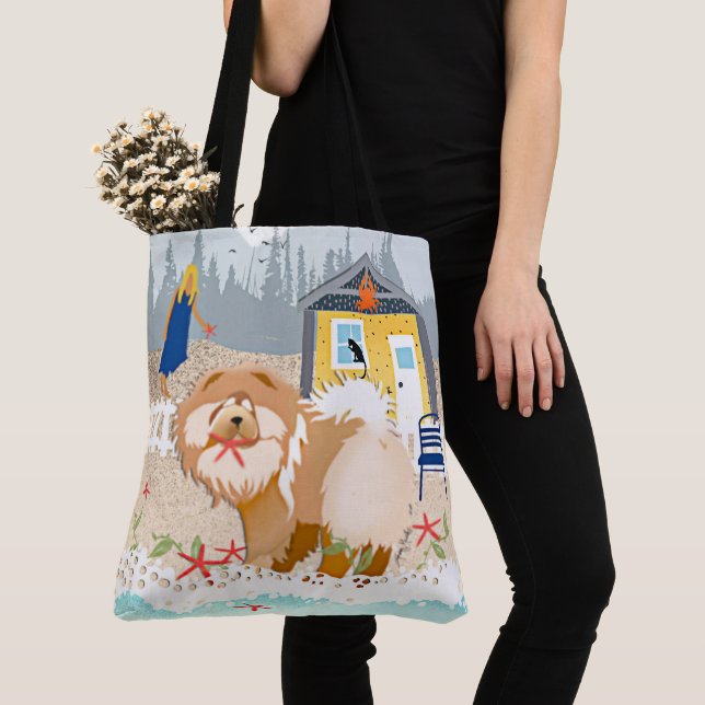 Tote Bag CELUI-CI IMPORTE - chow fourre-tout ou carrosserie (De près)
