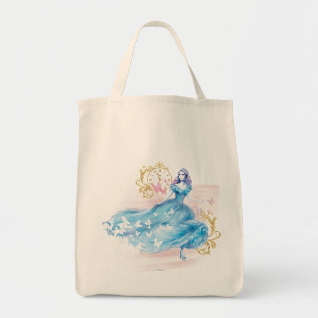 Tote Bag Cendrillon approchant minuit (Devant)