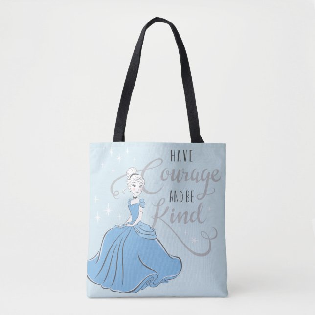 Tote Bag Cendrillon| Avoir du courage (Devant)