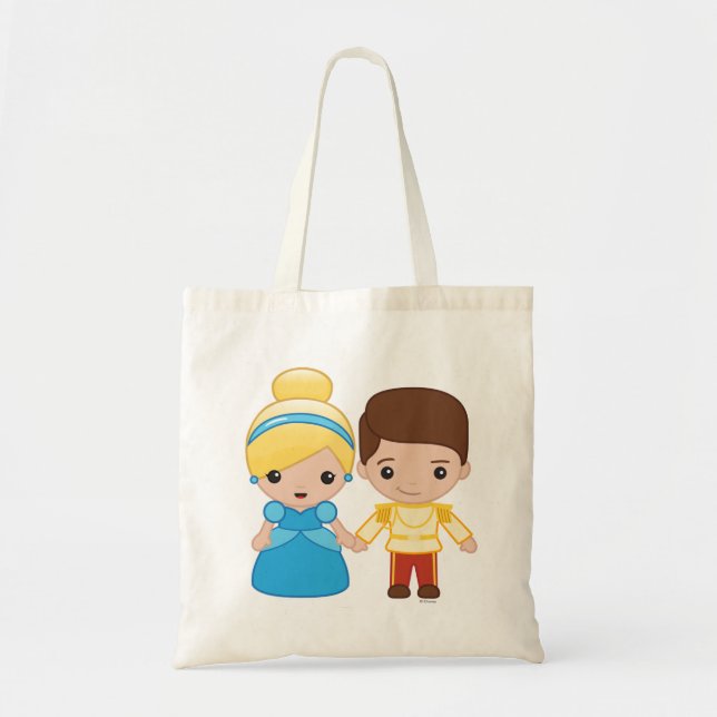 Tote Bag Cendrillon et le prince charmant Emoji (Devant)