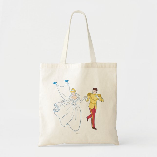 Tote Bag Cendrillon et Mariage du prince charmant (Devant)