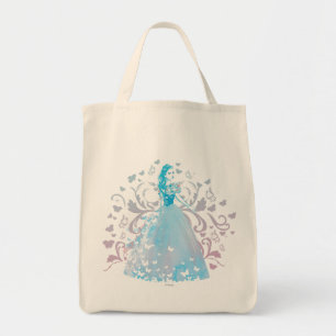 Tote Bag Cendrillon fantaisie papillon fleurit