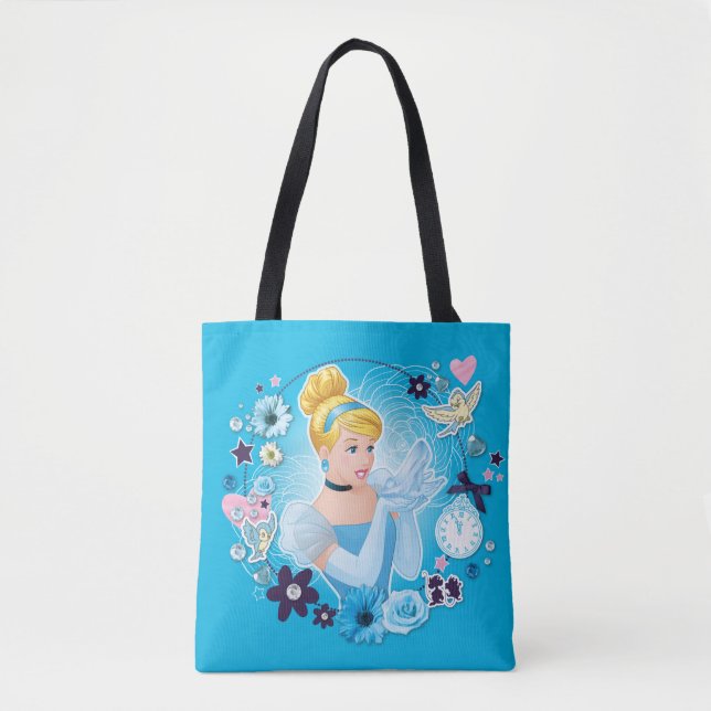 Tote Bag Cendrillon - Gracieuse comme une vraie princesse (Devant)