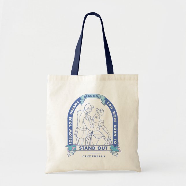 Tote Bag Cendrillon | Suivez vos rêves (Devant)
