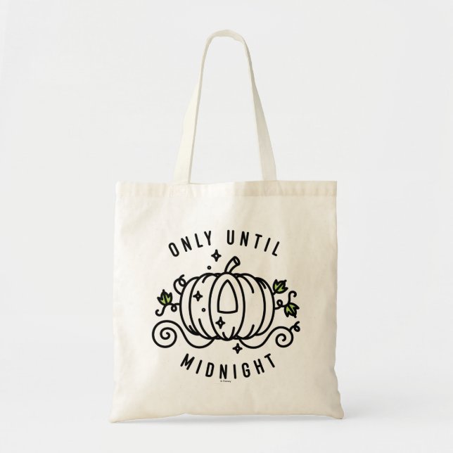 Tote Bag Cendrillon Transport Citrouille "Jusqu'À Minuit Se (Devant)
