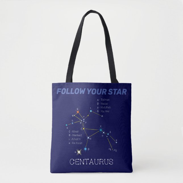 Tote Bag Centaurus de constellation de l'hémisphère Sud (Devant)