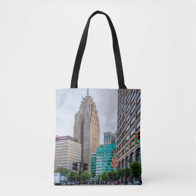 Tote Bag Centre-ville de Detroit (Devant)