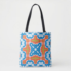 Tote Bag céramique mexicaine ancienne talavera. Vintage et