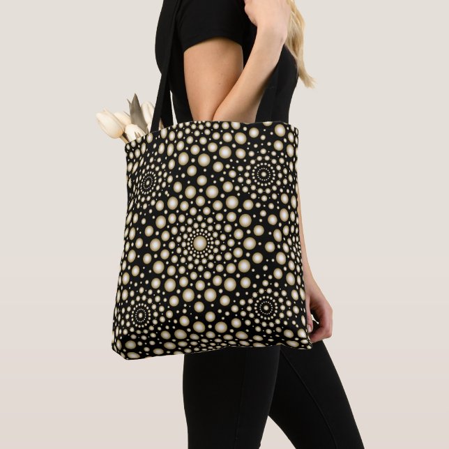 Tote Bag Cercles Mandala (De près)