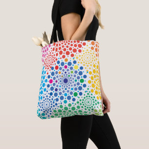 Tote Bag Cercles Mandala 3