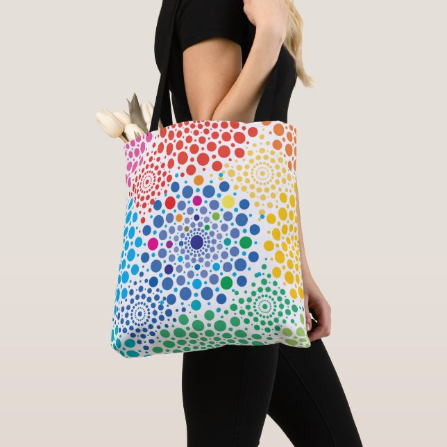 Tote Bag Cercles Mandala 3 (De près)