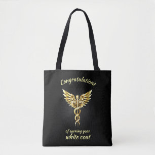 Tote Bag Cérémonie du manteau blanc Gold Médicale