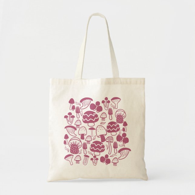 Tote Bag Cerise de champignons (Devant)