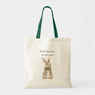 Tote Bag Certain Lapin Vous Aime Arc Vert de Pâques