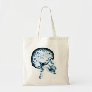 TOTE BAG CERVEAU JUMEAU X-RAY - BLEU