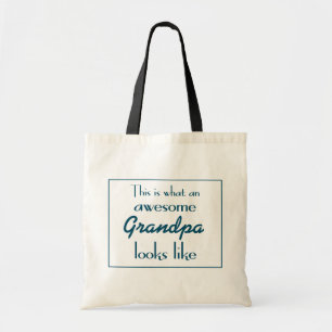 Tote Bag C'est à quel grand-papa impressionnant ressemble