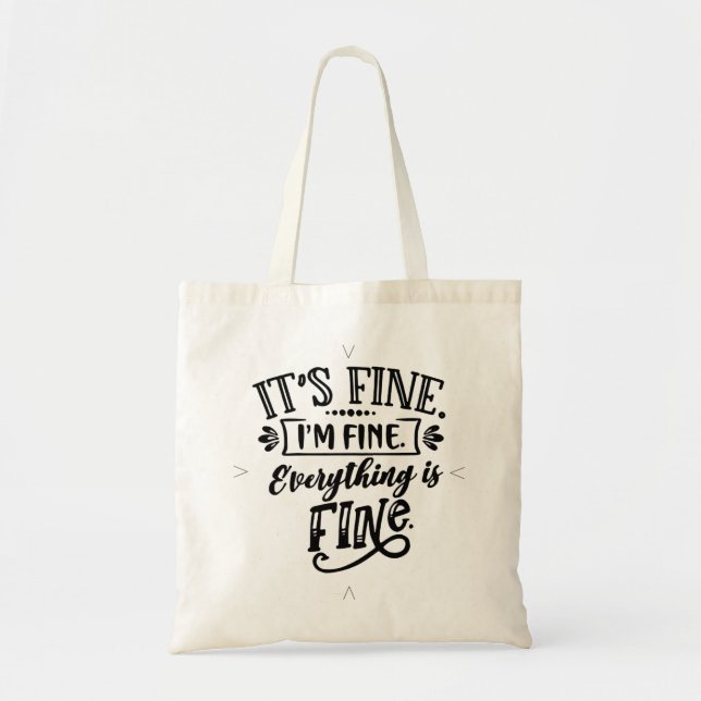 Tote Bag C'est bon, ça va, tout va bien (Devant)