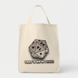 Tote Bag C'est comme ça que je fais rouler d20