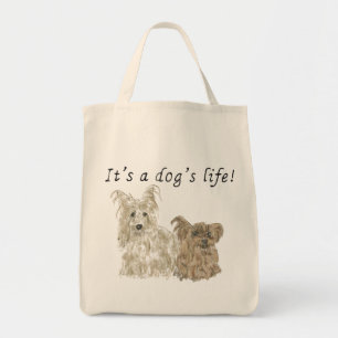 Tote Bag C'est la citation d'art de chien de terriers de
