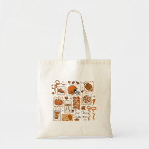 Tote Bag 🍂 C'est la saison Automne Football Graphique 🏈