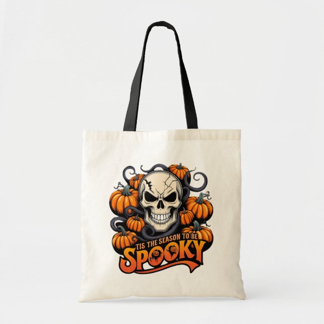 Tote Bag C'Est La Saison D'Être Éffrayante (Devant)